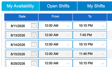 Volunteer Self-Service Portal